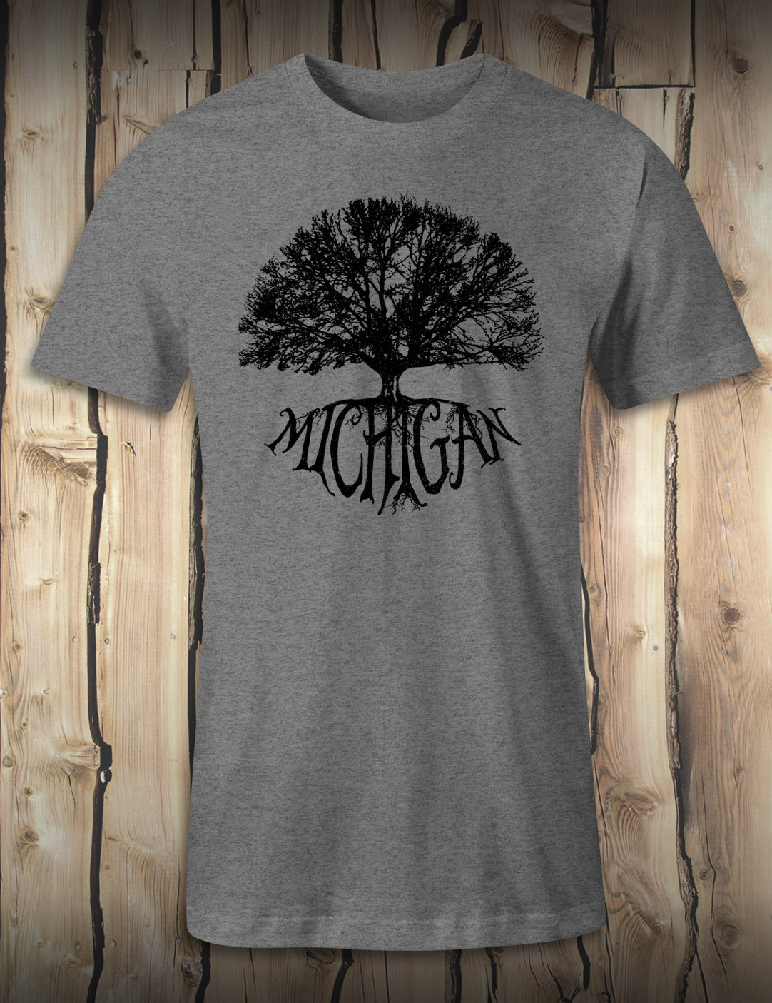 Michigan T-Shirt - Big Tree - Mens - The Michigan Outfitter