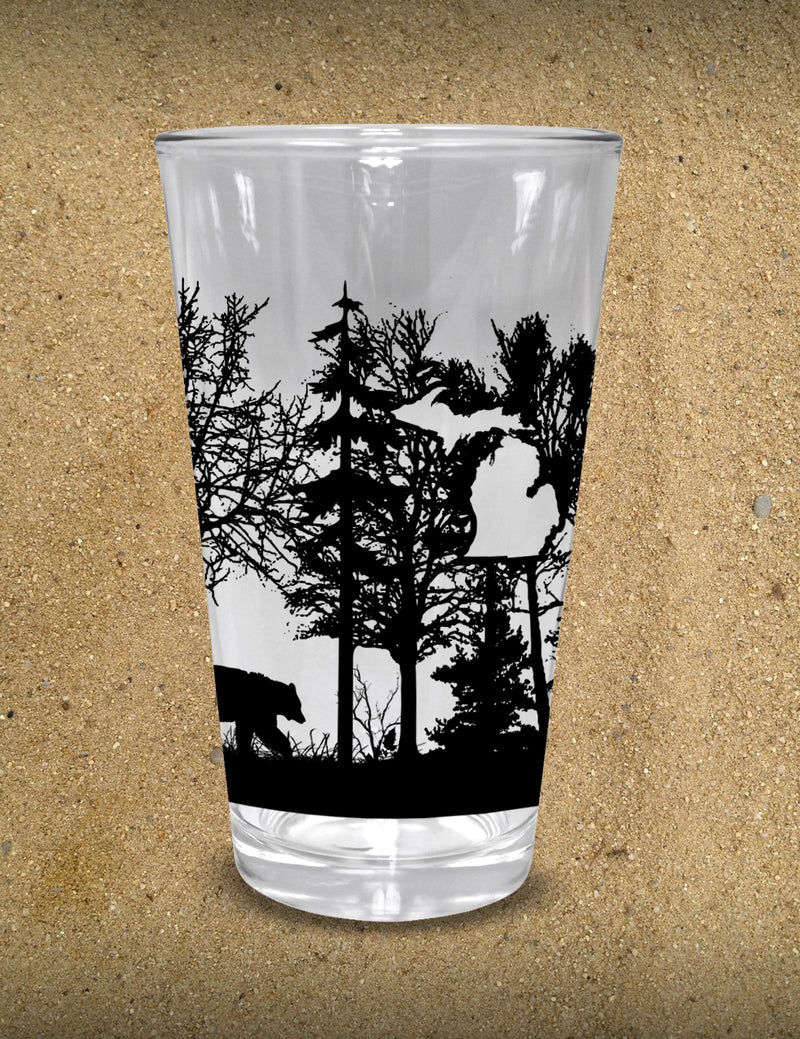 Michigan Forest - Pint Glass
