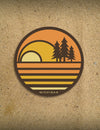 Orange Sunset - 4" Sticker