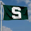 Michigan State University (MSU) Block S Flag