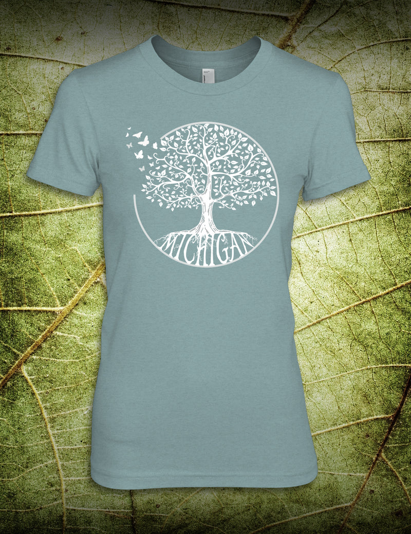 Big Tree - Women's - Heather Blue Lagoon