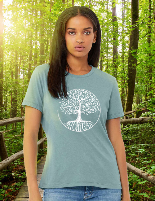 Big Tree - Women's - Heather Blue Lagoon