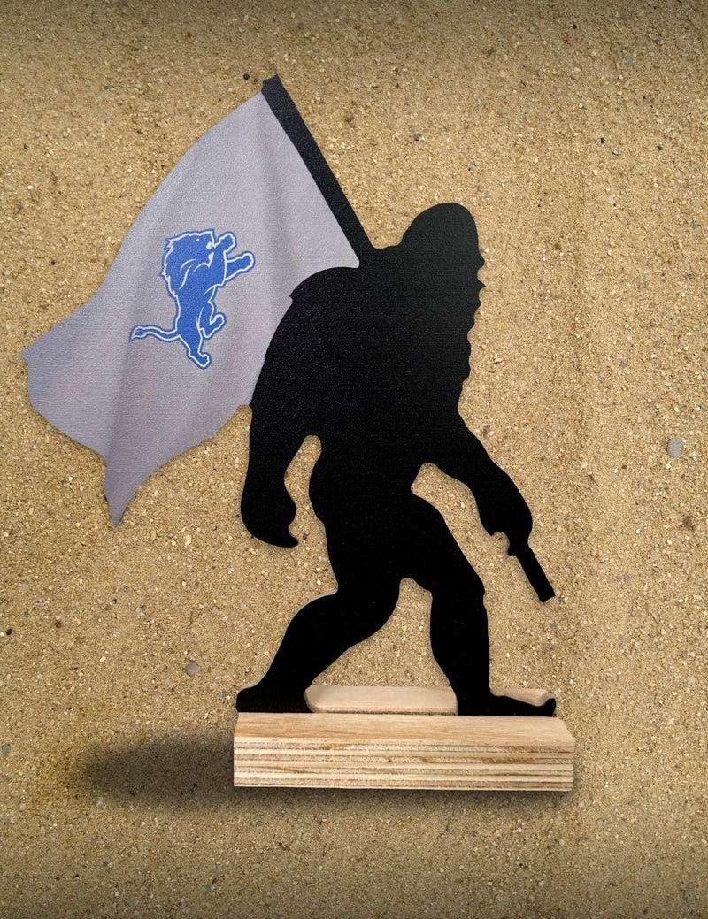 Detroit Lions  Carved Bigfoot Desktop