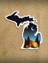 Campsite - 4" Michigan Sticker