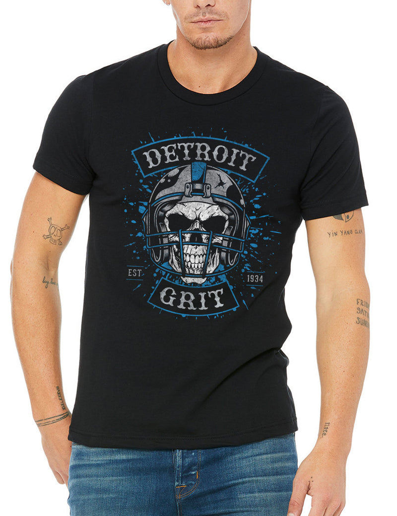 Detroit Helmet Skull - Vintage Black