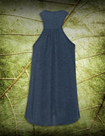 Lake Bum - Women's Racerback Tank - Heather Navy
