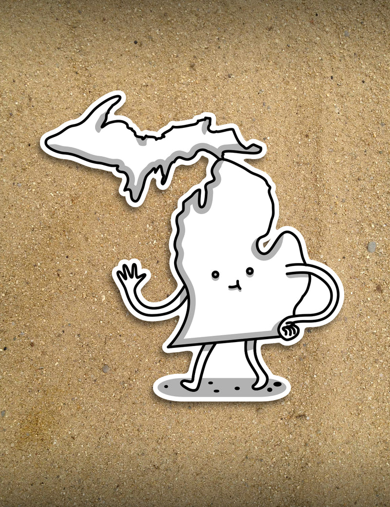 Lil Guy - 4" Michigan Sticker