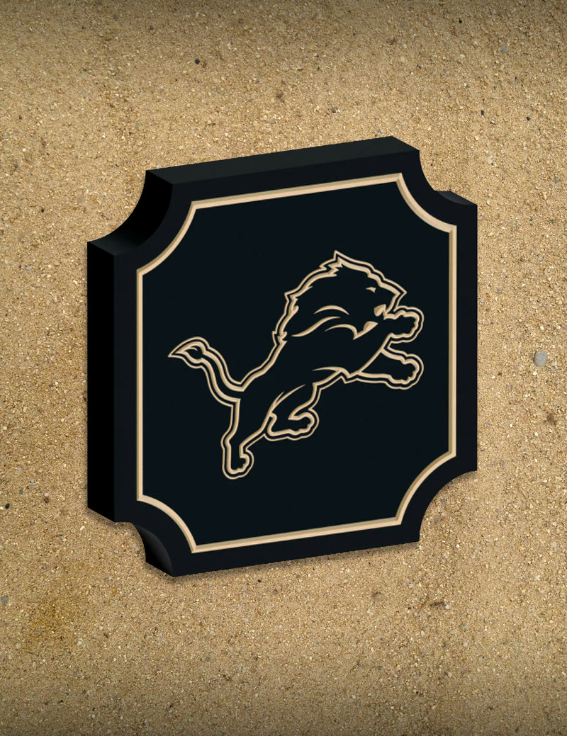 Detroit Lions  Carved Table Top