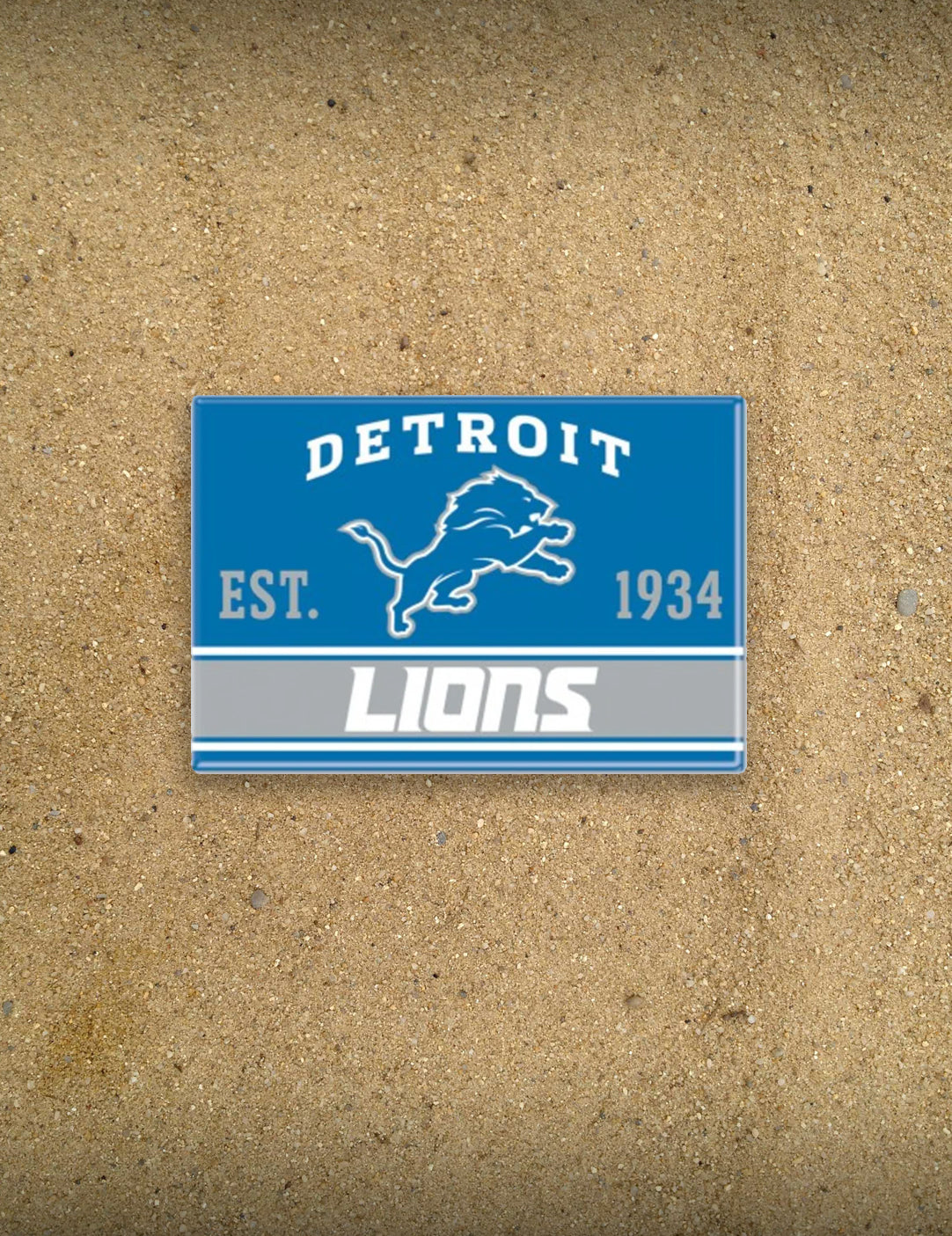 Detroit Lions Dan Campbell MAGNET - NFL St. Brown Goff Michigan