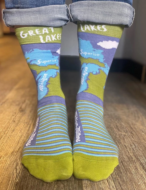 Socks - Mitten State-ment Sox - Great Lakes