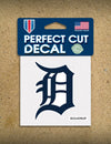 Detroit Tigers "Old English D"  - 4" Decal - Navy