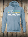 Parallel Lines - Unisex Hoodie - Light Blue