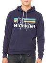 Parallel Lines - Unisex Hoodie - Navy