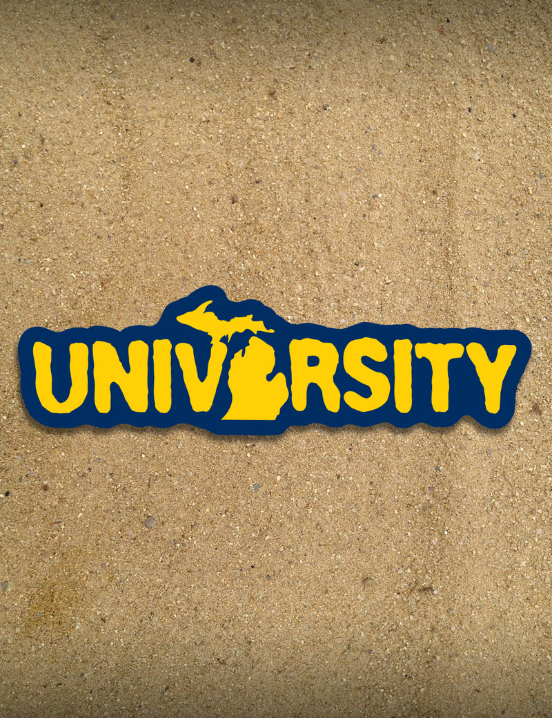 University - 7" Sticker