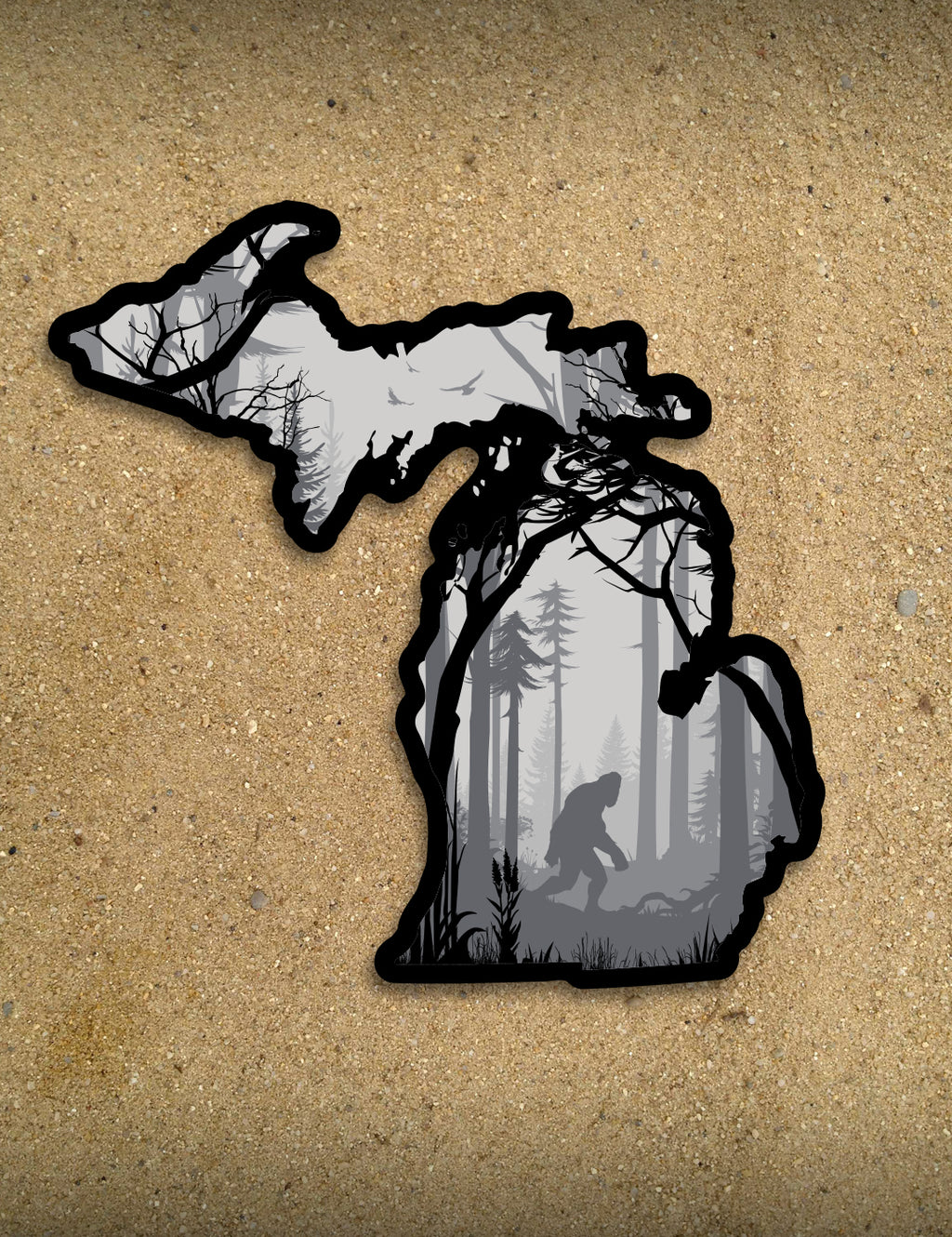 Lower Michigan Sticker MICHIGAN STICKERS – The Michigan Outfitter