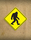 4" Bigfoot Crossing Sticker