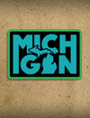 Word Stack - 4" Michigan Sticker