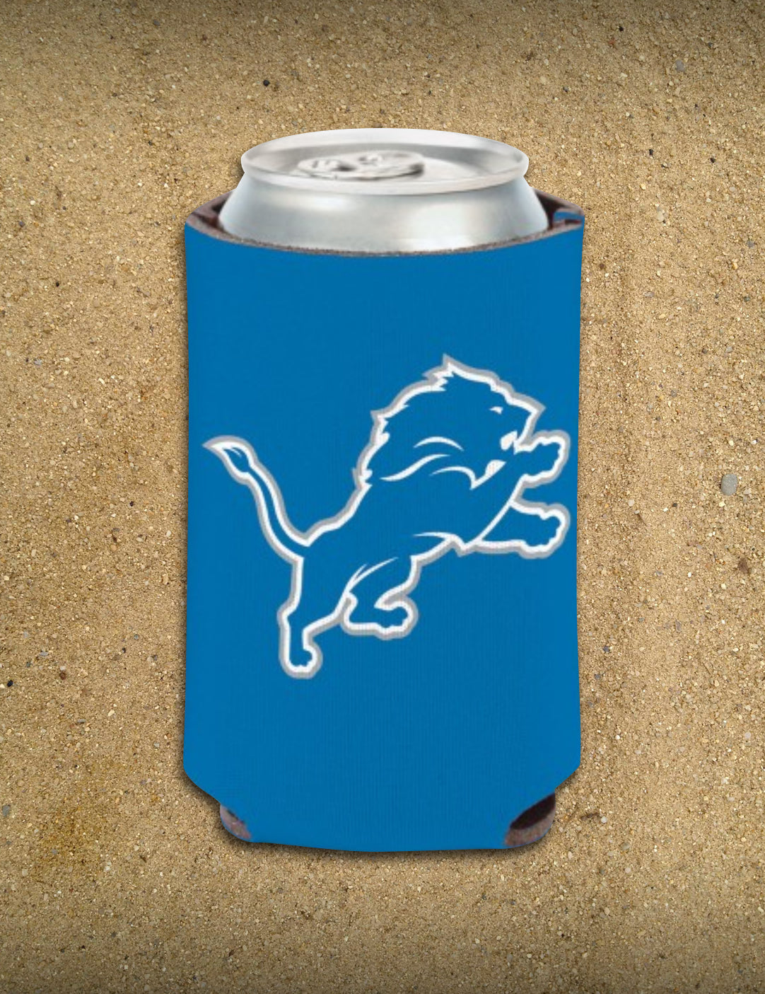 Detroit Lions Football Can Cooler 12 oz.