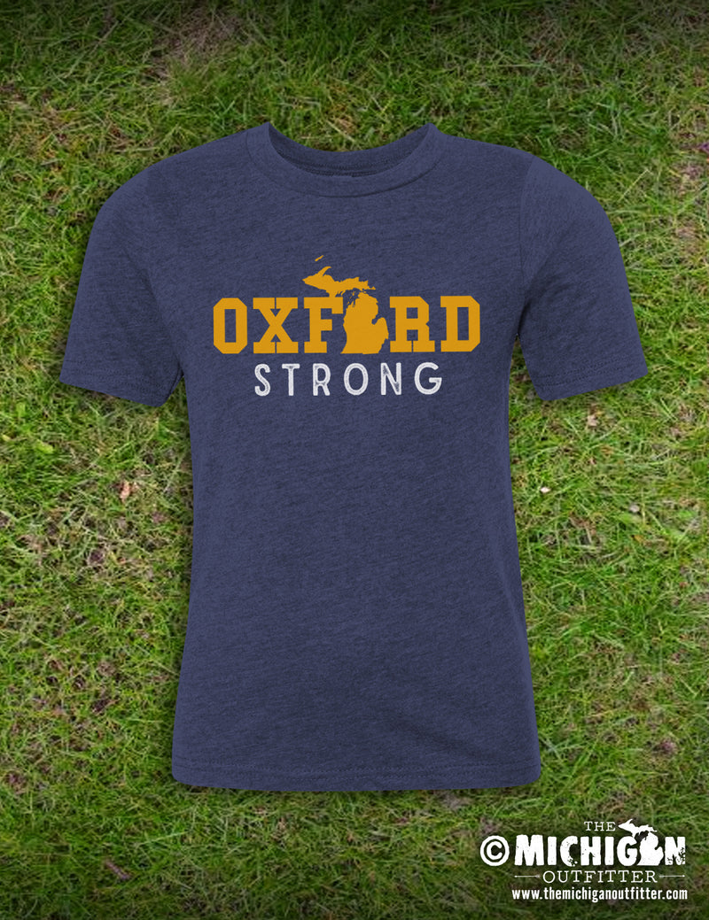 Oxford Strong - Youth - Heather Navy - FUND RAISER