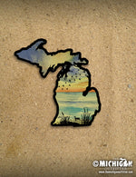 Michigan Magnet - Sunset Birds