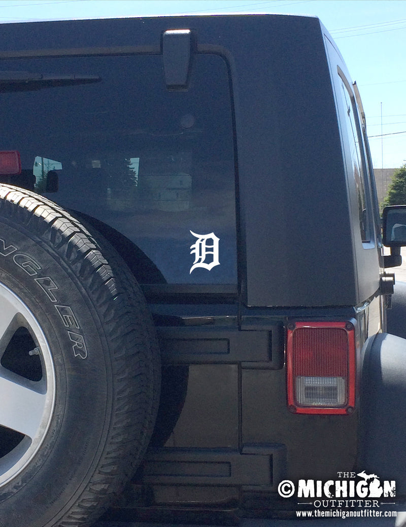Detroit Tigers "Old English D"  Decal