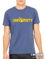 University - Mens T-Shirt - Heather Navy